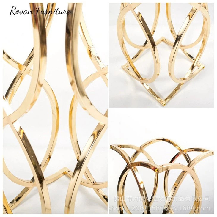 Gold Flower Stand Centerpiece