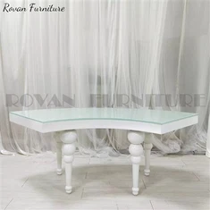 S 모양 스테인레스 스틸 키즈 테이블